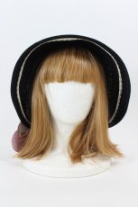画像4: m petit by misako / AM*NIジョッキーハット  中黒 I-26-08-25-128-LO-AC-SA-ZI (4)