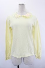 画像1: Nile Perch / キャンディワッペン襟カットソー  イエロー I-26-08-25-014-LO-TO-TE-ZI (1)
