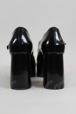 画像3: LOLITAその他(お買取対象外) / エナメルストラップ厚底パンプス L 黒 I-26-08-25-140-LO-SH-TE-ZI (3)