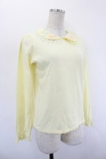 画像3: Nile Perch / キャンディワッペン襟カットソー  イエロー I-26-08-25-014-LO-TO-TE-ZI (3)