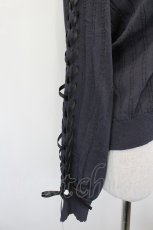 画像4: axes femme / ＵＶカット編み上げニットカーディガン  グレー I-26-08-25-020-AX-TO-SA-ZI (4)