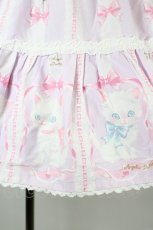 画像4: Angelic Pretty / きまぐれバニラちゃんティアードジャンパースカート  ラベンダー I-26-08-28-033-AP-OP-SA-ZI (4)