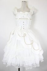 画像1: Angelic Pretty / スカラップエンジェルジャンパースカート  白 I-26-08-28-034-AP-OP-SA-ZI (1)