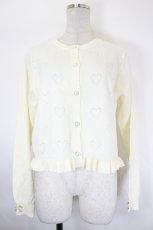 画像1: m petit by misako / TT*AOKリボンツキカーディガン L 淡薄橙 I-26-08-28-005-LO-TO-TE-ZI (1)