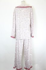 画像2: axes femme / フリル襟総柄セットアップ M ピンク I-26-08-28-057-AX-TO-TE-ZI (2)