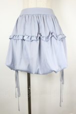 画像1: axes femme POETIQUE / クラゲバルーンミニスカート M ブルーグレー I-26-08-28-069-AX-SK-TE-ZI (1)