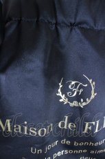 画像4: Maison de FLEUR / ダブルリボントートバッグ  黒Ｘゴールド I-26-08-28-093-LO-BG-SA-ZI (4)