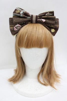 Preview of Chocolate Rosetteカチューシャ  ブラウン