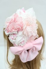 画像4: Angelic Pretty / Powder Roseカチューシャ  ピンク I-26-08-28-100-AP-AC-TE-ZI (4)