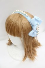 画像1: BABY,THE STARS SHINE BRIGHT / シャルル・ローズカチューシャ  サックス I-26-08-28-101-BA-AC-TE-ZI (1)
