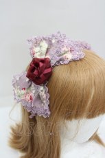 画像3: Angelic Pretty / ローズラストノートカチューシャ  ラベンダー I-26-08-28-105-AP-AC-TE-ZI (3)