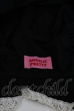 画像5: Angelic Pretty / ローズレースリボンボンネット  黒×白 I-26-08-28-115-AP-AC-TE-ZI (5)
