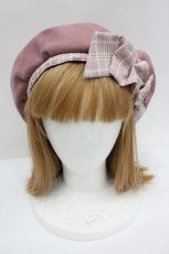 画像2: Hoshibako Works / Sanrio characters x HoshibakoWorksコラボレーションベレー帽  ピンク I-26-08-28-117-LO-AC-SA-ZI (2)