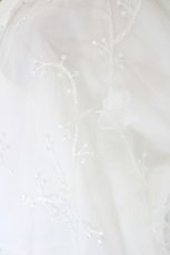 画像4: Le Miroir / 刺繍入りチュール重ね着物トップス M 白 I-26-08-28-013-LO-BL-TE-ZI (4)