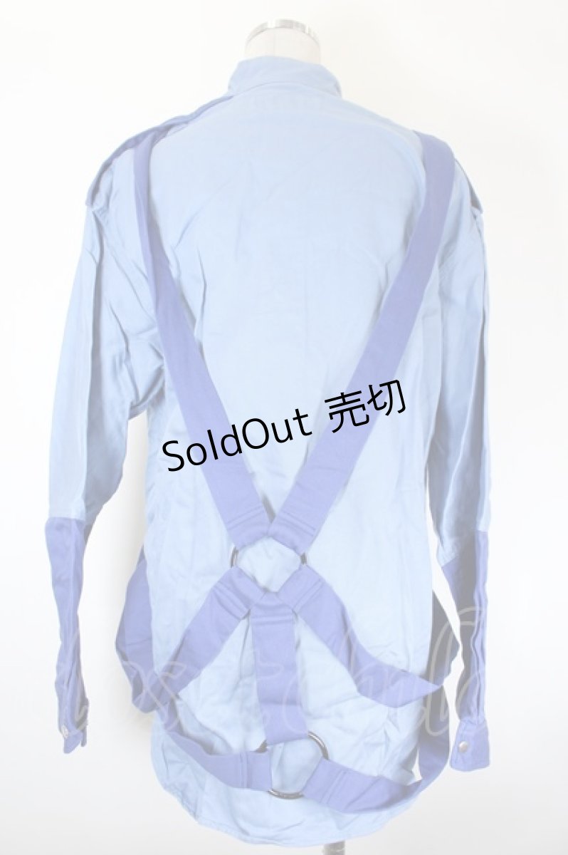 画像2: MILKBOY / PARACHUTEシャツ  青 I-26-08-28-024-MB-BL-SA-ZI (2)