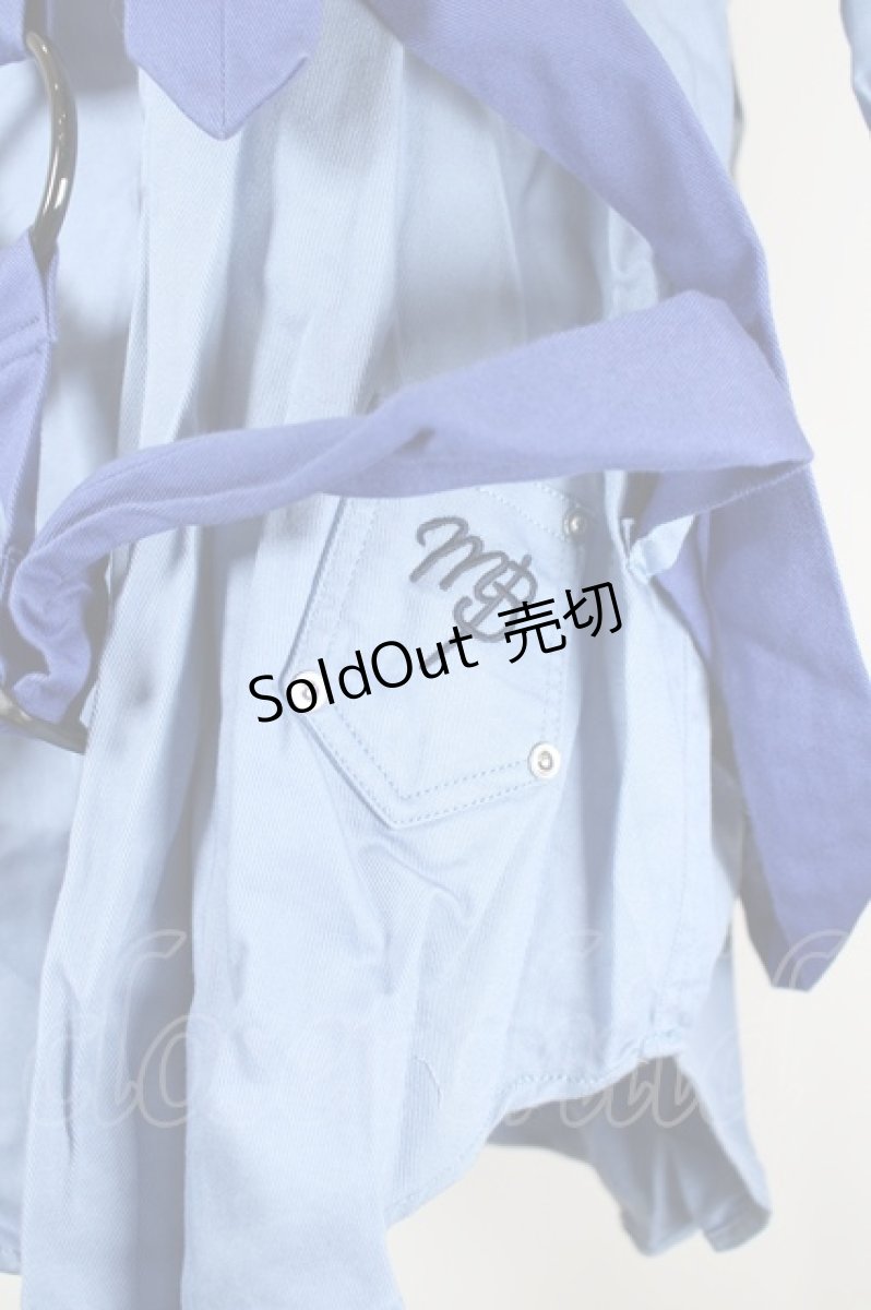 画像3: MILKBOY / PARACHUTEシャツ  青 I-26-08-28-024-MB-BL-SA-ZI (3)