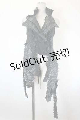 Preview of DRAGON LEATHER vest  黒