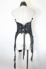 画像2: h.NAOTO / DRAGON LEATHER vest  黒 I-26-08-28-025-HN-SK-TE-ZI (2)