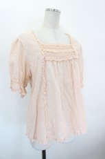 画像3: PINK HOUSE / ドット柄半袖ブラウス  ピンク I-26-08-30-026-LO-BL-TE-ZI (3)