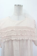 画像4: PINK HOUSE / スクエアカラーローンブラウス  ピンク I-26-08-30-032-LO-BL-SA-ZI (4)