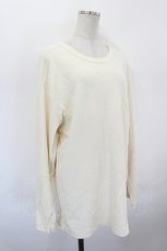 画像3: PINK HOUSE / オーガニックコットンロングスリ‐ブTシャツ L 生成り I-26-08-30-037-LO-TO-TE-ZI (3)