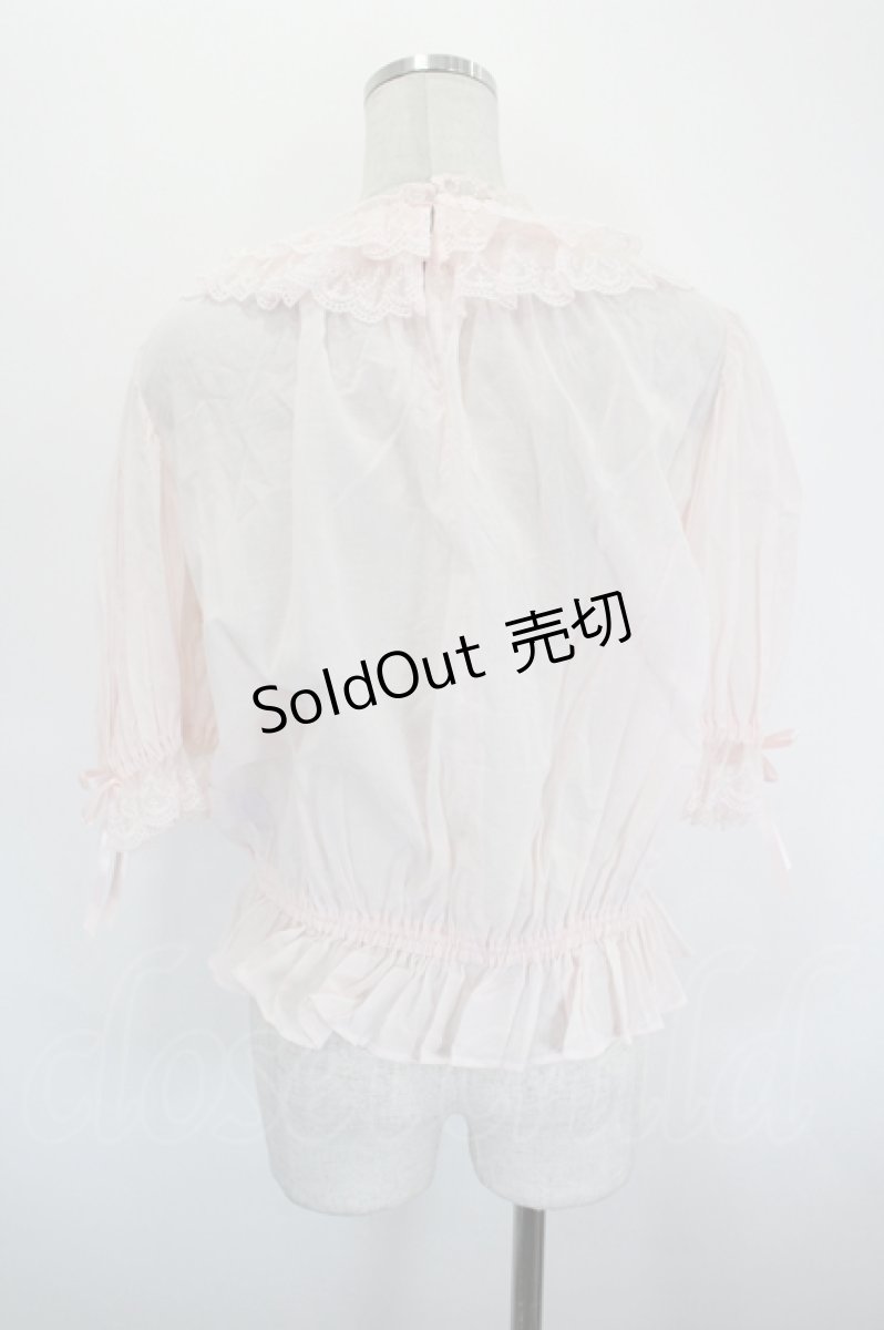 画像2: Angelic Pretty / マドレーヌレースブラウス  ピンク I-26-08-30-004-AP-BL-SA-ZI (2)