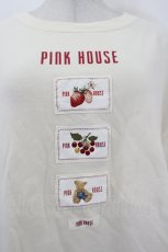 画像4: PINK HOUSE / ワッペン付きトレーナー  アイボリー I-26-08-30-040-LO-TO-SA-ZI (4)