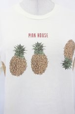 画像4: PINK HOUSE / パイナップルプリント半袖カットソー  アイボリー I-26-08-30-045-LO-TO-SA-ZI (4)