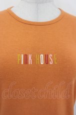 画像4: PINK HOUSE / カラフルロゴカットソー  オレンジ I-26-08-30-047-LO-TO-SA-ZI (4)