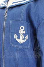 画像4: Katie / ENID anchor jacket F ブルー I-26-08-30-053-LO-JA-TE-ZI (4)