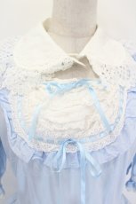 画像12: BABY,THE STARS SHINE BRIGHT / ジェノワーズワンピース  サックスＸ白 I-26-08-30-057-BA-OP-SA-ZI (12)