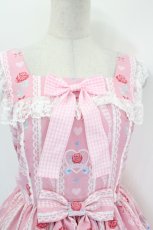 画像5: Angelic Pretty / Be My Valentineジャンパースカート  ピンク I-26-08-30-060-AP-OP-SA-ZI (5)