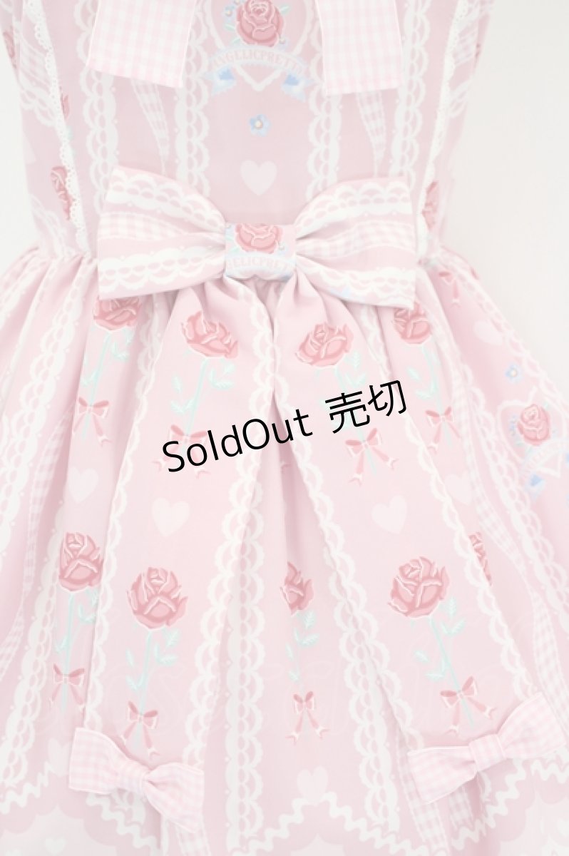 画像6: Angelic Pretty / Be My Valentineジャンパースカート  ピンク I-26-08-30-060-AP-OP-SA-ZI (6)