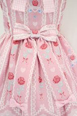 画像6: Angelic Pretty / Be My Valentineジャンパースカート  ピンク I-26-08-30-060-AP-OP-SA-ZI (6)
