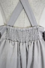 画像4: Amavel / 裾エンブレム刺繍サス付きスカート F グレー I-26-08-30-088-CA-SK-TE-ZI (4)