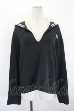 画像1: Katie / LOGO SAILOR tops  黒Ｘ白 I-26-08-30-010-LO-TO-SA-ZI (1)