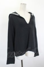 画像3: Katie / LOGO SAILOR tops  黒Ｘ白 I-26-08-30-010-LO-TO-SA-ZI (3)