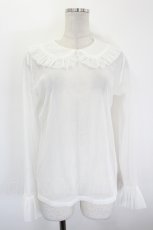 画像1: MILK / チュールトップス  白 I-26-08-30-011-ML-TO-SA-ZI (1)