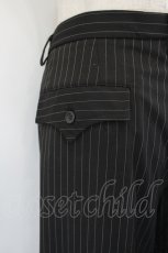 画像3: BPN FOR MEN / ピンストライプロールアップパンツ M 黒 I-26-08-30-102-GO-PA-TE-ZI (3)