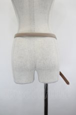 画像2: axes femme / ローズバックル細ベルト  ベージュ I-26-08-30-109-AX-ZA-SA-ZI (2)