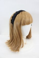 画像2: Amavel / Rosette Doll リボンカチューシャ  ネイビー I-26-08-30-119-CA-ZA-TE-ZI (2)