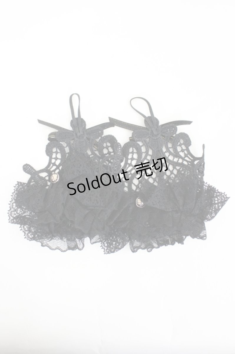画像2: MR corset / リボンレースグローブ  黒 I-26-08-30-135-GO-ZA-SA-ZI (2)