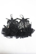 画像2: MR corset / リボンレースグローブ  黒 I-26-08-30-135-GO-ZA-SA-ZI (2)