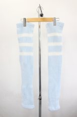 画像2: LOLITAその他(お買取対象外) / 天使の羽根ライン入りレッグウォーマー  サックス I-26-08-30-136-LO-ZA-TE-ZI (2)