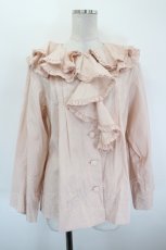 画像1: PINK HOUSE / ラッセルカラーブラウス  ピンク I-26-08-30-017-LO-BL-TE-ZI (1)