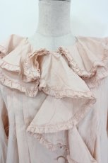 画像4: PINK HOUSE / ラッセルカラーブラウス  ピンク I-26-08-30-017-LO-BL-TE-ZI (4)