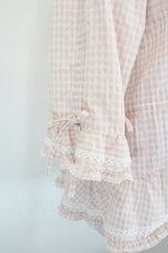 画像4: PINK HOUSE / ドビーギンガムブラウス  ピンク I-26-08-30-019-LO-BL-TE-ZI (4)