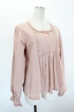画像3: PINK HOUSE / フリル使いブラウス  ピンク I-26-08-30-020-LO-TO-TE-ZI (3)