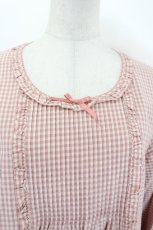 画像4: PINK HOUSE / フリル使いブラウス  ピンク I-26-08-30-020-LO-TO-TE-ZI (4)