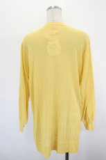 画像2: F&A / UVカットロングニットカーディガン  イエロー I-26-09-02-030-CA-TO-HR-ZI (2)